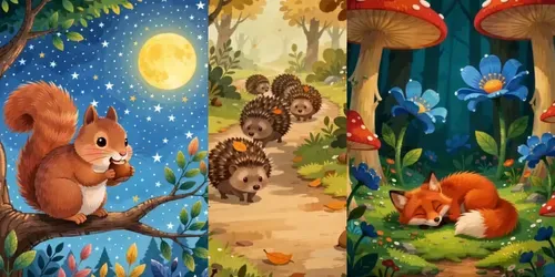 Childrens Book 2D Animals generated by grok-video