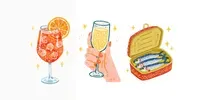 Italian Mediterranean Clipart midjourney prompt mini thumbnail