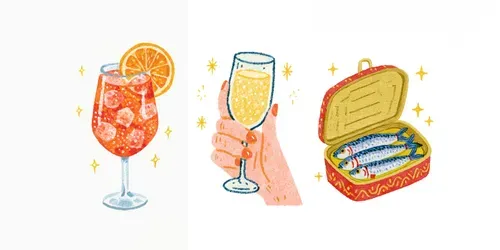 Italian Mediterranean Clipart generated by midjourney