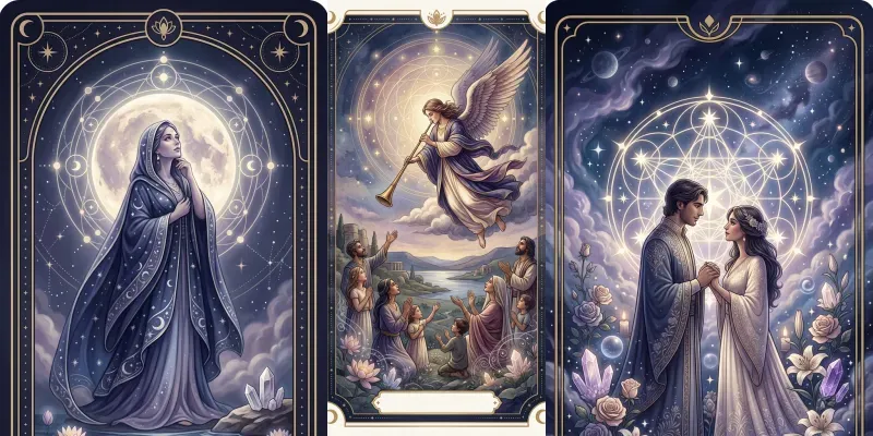 Mystic Tarot Oracle Decks generated by undefined