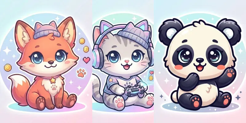 Chibi Mascot Logos 8K generated by undefined