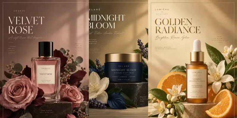Beauty Product Poster Generator generated by undefined