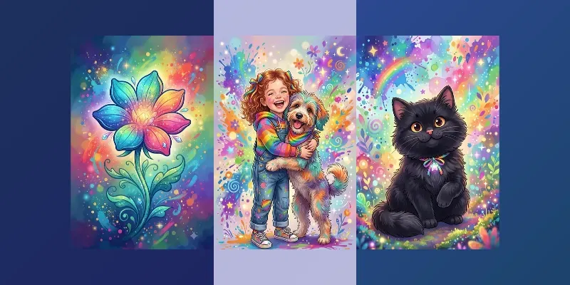 Rainbow Buddy Whimsies generated by undefined