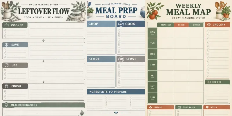 90 Day Meal Planning Printables
