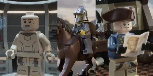 Cinematic Legostyle Character Animations generated by kling