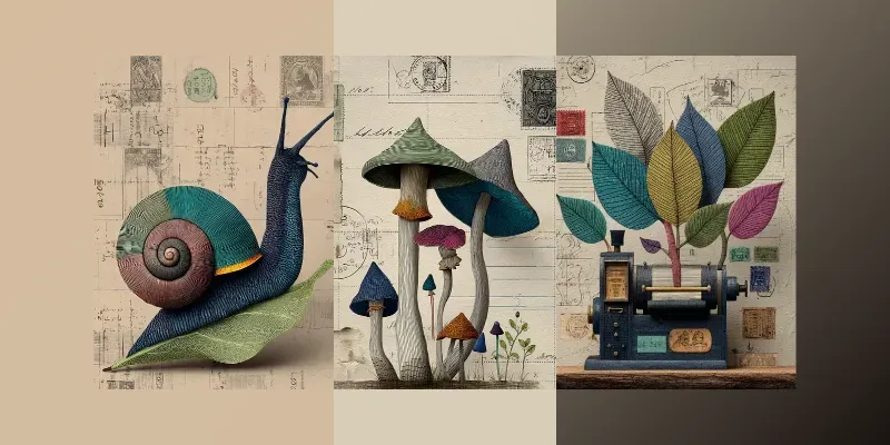 Forgotten Herbarium Vintage Papers generated by undefined