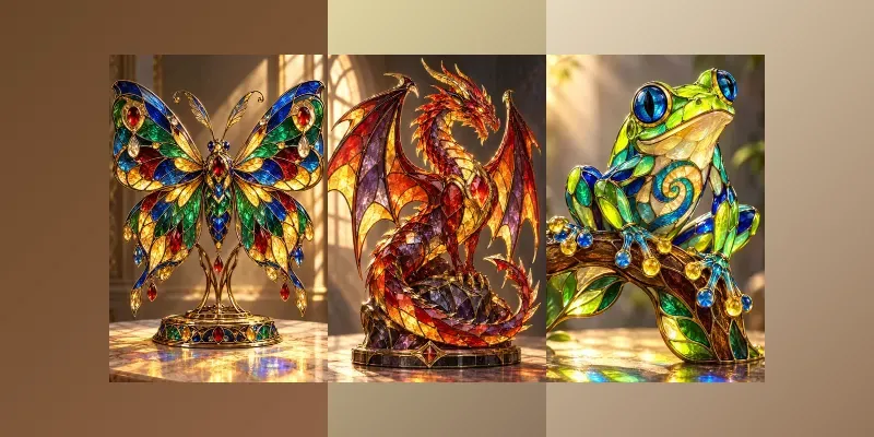 Stained Glass Creature Generator