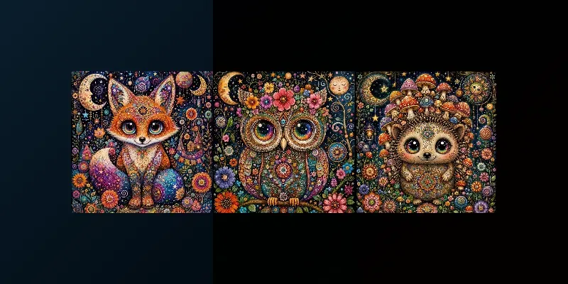 Whimsical Folk Art Character Creators generated by undefined