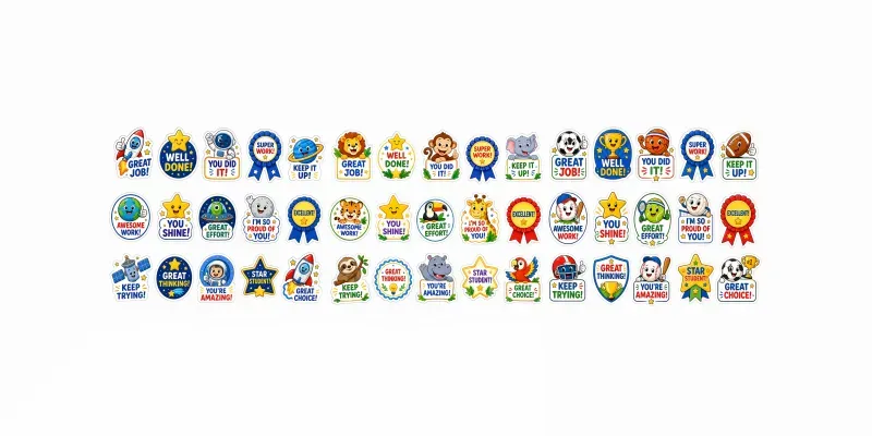 Kids Praise Reward Sticker Sheets generated by undefined