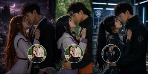 Dynamic Anime Couple Generator generated by chatgpt-image