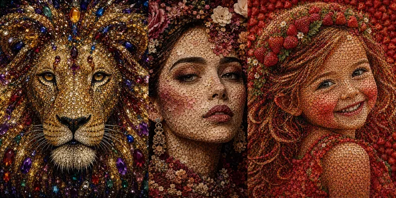 Object Mosaic Generator generated by undefined