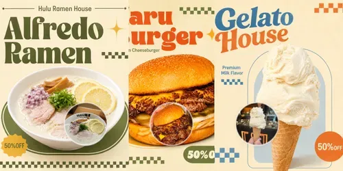 Retro Fastfood Poster Generator generated by chatgpt-image