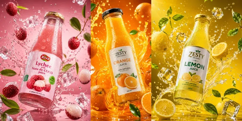 Premium Beverage Photography generated by undefined