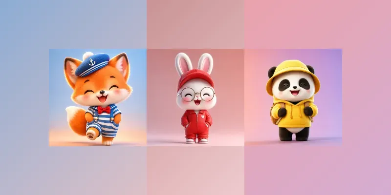 Cute Chibi Bunny Character Generator generated by undefined