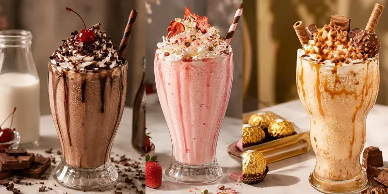 Luxury Milkshake Advertisements generated by undefined