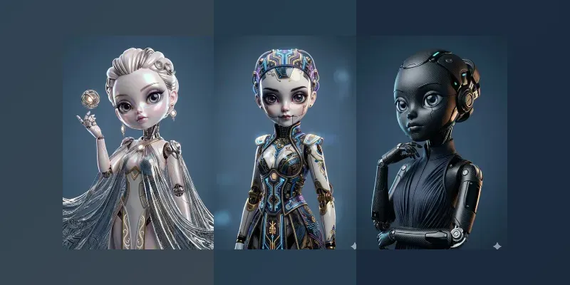 Mythic Techdolls Surreal Arttoys generated by undefined