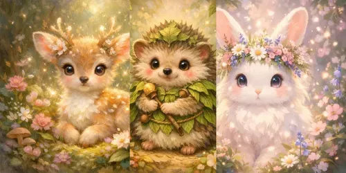 Whimsical Fantasy Creature Art generated by chatgpt-image