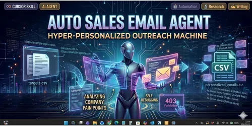 Auto Sales Email Agent generated by cursor-skill