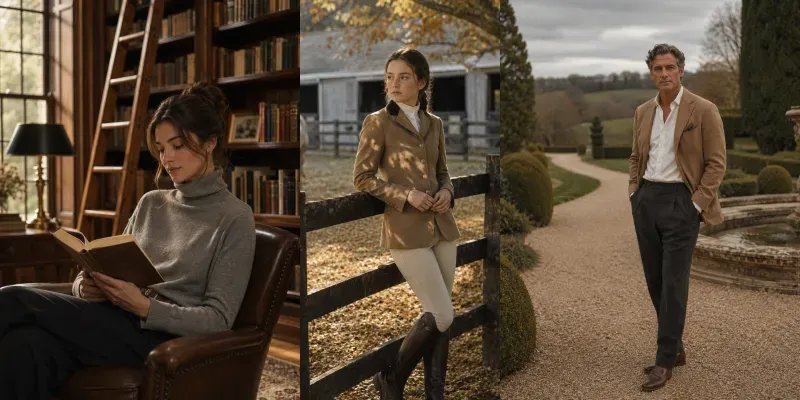 Old Money Aesthetic Portraits generated by undefined