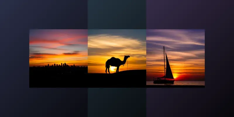 Serene Sunset Silhouette Photography