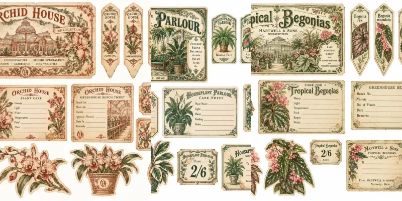 Vintage Plant Nursery Ephemera