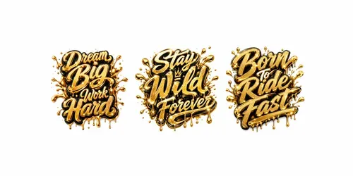 Luxury Gold Texts generated by chatgpt-image