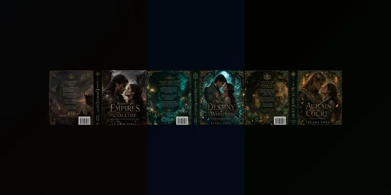 Book Cover Fantasy Romance Full Covers generated by undefined