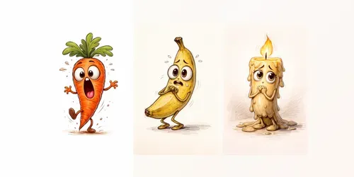 Whimsical Cartoon Pencil Character Art generated by chatgpt-image