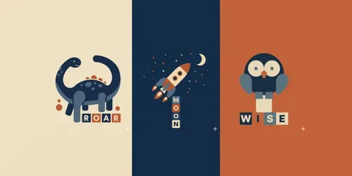 Minimalist Retro Wooden Toy Vectors generated by gemini-image