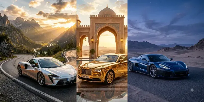Dream Cars Photorealistic generated by undefined