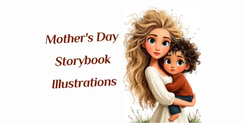 Mothers Day Storybook Illustrations