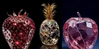 Macro Gemstone Fruit Cinematic Glows kling prompt mini thumbnail