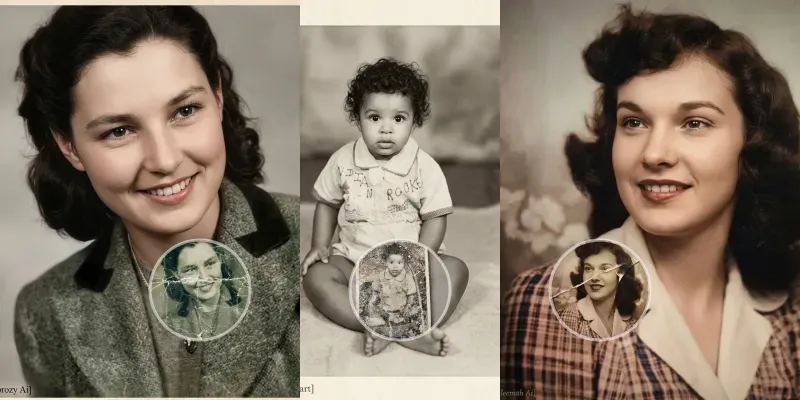 Photo Restoration Enhancements generated by undefined