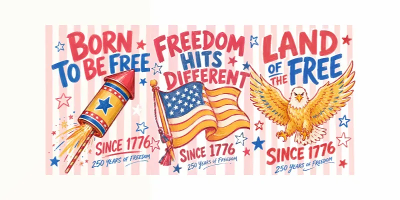 Freedom America Playfull Tshirt Designs generated by undefined