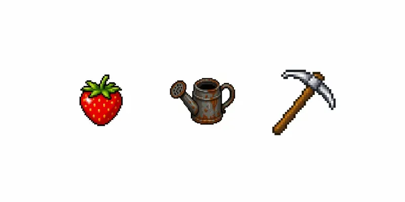 Cozy Pixel Farm Sprites generated by undefined