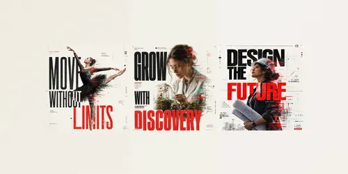 Futuristic Editorial Posters Pack generated by chatgpt-image