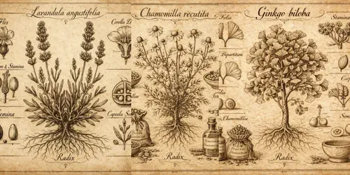 Vintage Herbal Botanical Illustrations generated by chatgpt-image