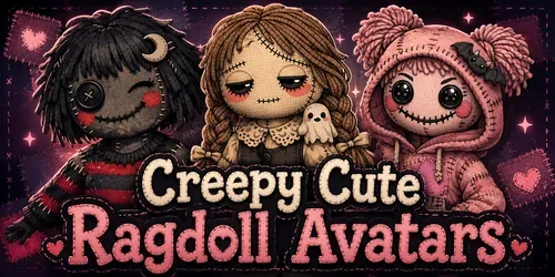 Creepy Cute Ragdoll Avatars generated by chatgpt-image