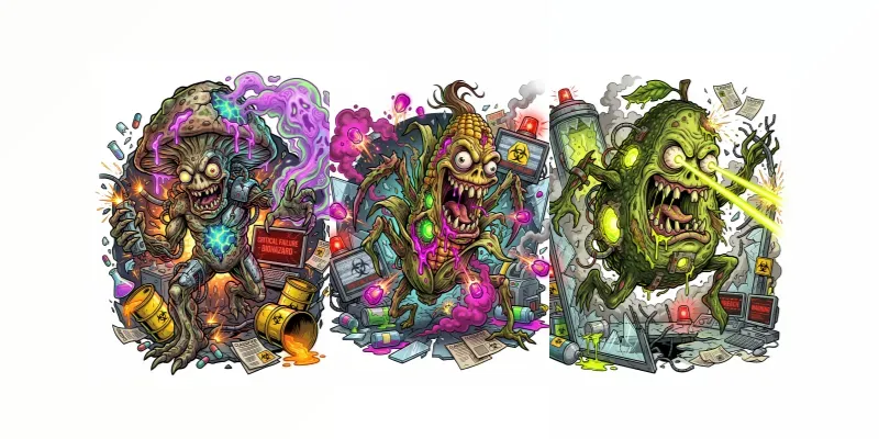 Mutant Produce Lab Horrors generated by undefined