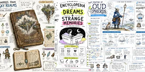 Creative Handdrawn Sketchnote Posters generated by chatgpt-image