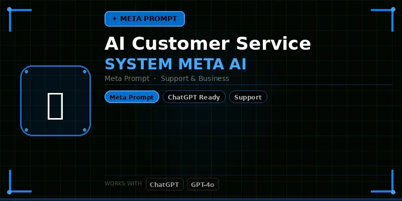 Customer Service System Meta Ai generated by undefined