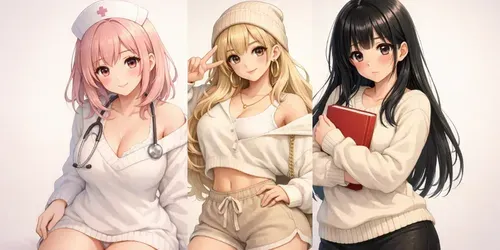 Anime Waifu Characters generated by chatgpt-image