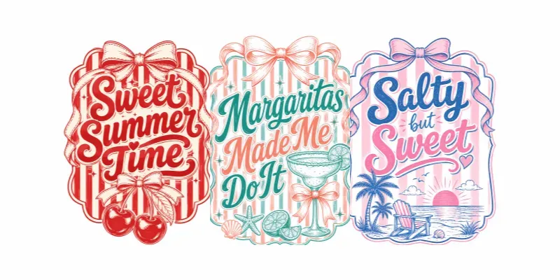 Coastal Summer Retro Designs generated by undefined