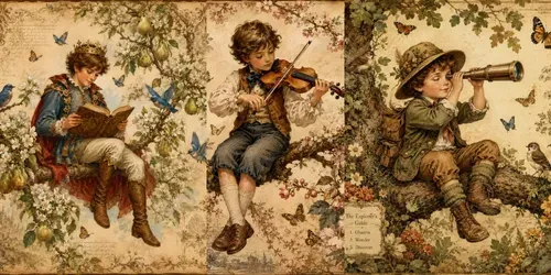 Vintage Storybook Portraits generated by chatgpt-image