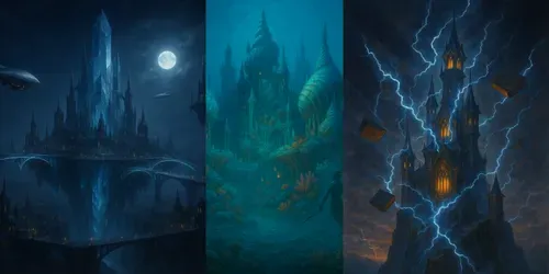 Fantasy Cities generated by chatgpt-image