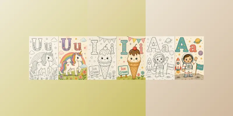 Before And After Alphabet Coloring Pages generated by undefined