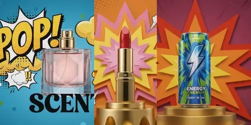 Pop Art Product Ad Videos generated by veo