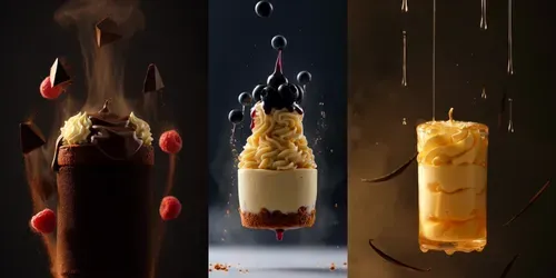 Luxury Dessert Candle Ad Videos 4K generated by grok-video