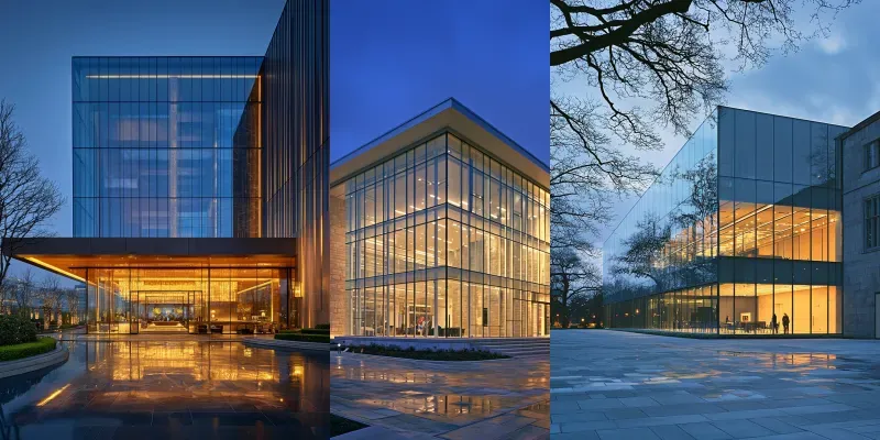 Architecture Structure Glass generated by undefined