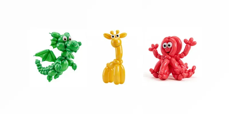 Cute Mascot Balloon Animal Characters